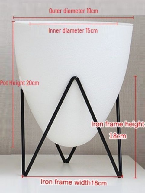 Elegant Stand & Wick-Watering Pot