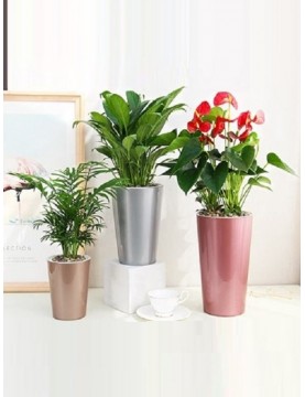 Classy Metallic Round Pot