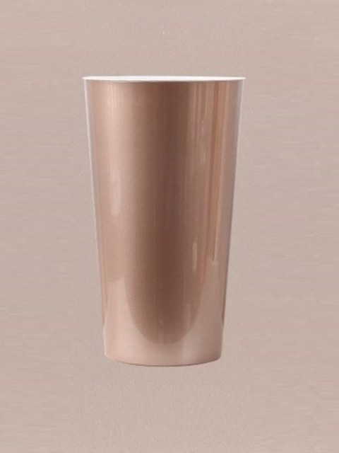 Classy Metallic Round Pot