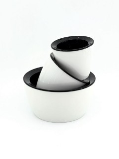 Classic White Round Shallow Pot 
