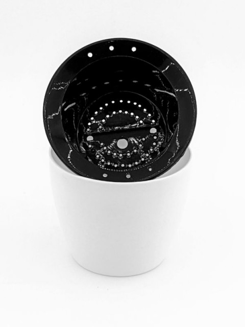 Classic White Round Shallow Pot 