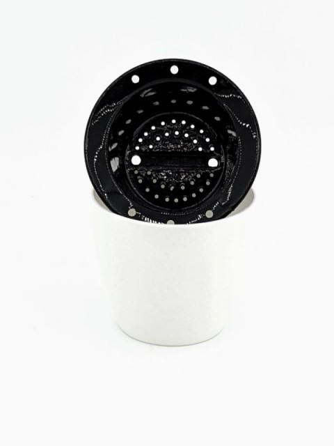 Classic White Round Shallow Pot 