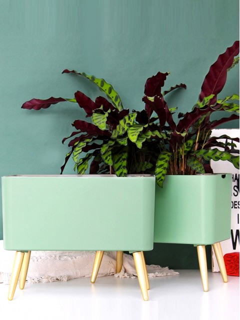 Verdigris Rectangle 35cm Smart Pot